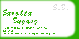 sarolta dugasz business card